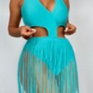 A One-piece bathing suit